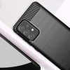 Hurtel Carbon Case Flexible Cover TPU Case for Samsung Galaxy A72 4G black - (Carbon Case Samsung A72 5G/4G black)