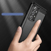 Hurtel Carbon Case Flexible TPU cover for Samsung Galaxy A73 black - (Carbon Case Samsung A73 5G Black)