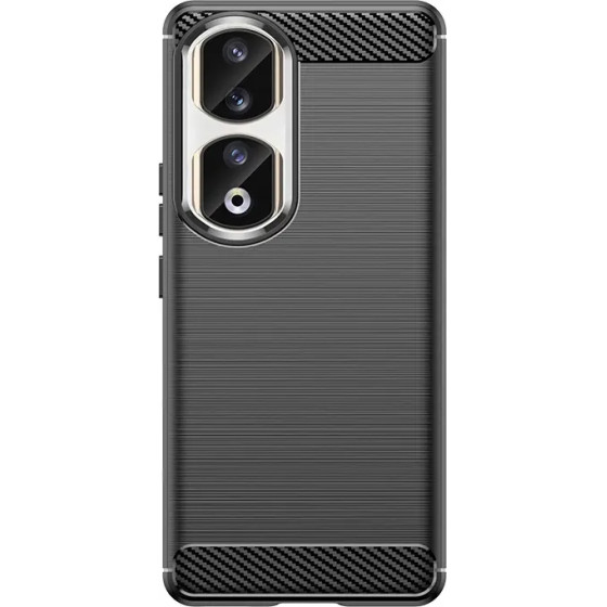 Hurtel Carbon Case for Honor 90 Pro - black - (Carbon Case Honor 90 Pro Black)