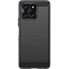 Hurtel Carbon Case for Honor X6a - black - (Carbon Case Honor X6a Black)
