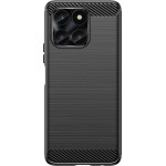 Hurtel Carbon Case for Honor X6a - black - (Carbon Case Honor X6a Black)