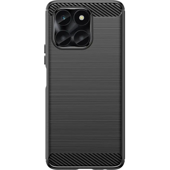 Hurtel Carbon Case for Honor X6a - black - (Carbon Case Honor X6a Black)