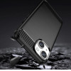 Hurtel Carbon Case for iPhone 14 Plus flexible gel back cover black - (CARBON CASE IPHONE 14 Plus BLACK)