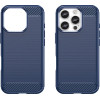 Hurtel Carbon Case for iPhone 16 Pro Max Silicone Case - Blue - (Carbon case iPhone 16 Pro Max blue)