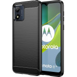 Hurtel Carbon Case for Motorola Moto E13 flexible silicone carbon cover black - (Carbon Case Moto E13 2023 Black)