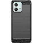 Hurtel Carbon Case for Motorola Moto G84 - black - (Carbon Case Motorola Moto G84 Black)