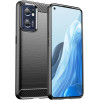 Hurtel Carbon Case for Realme Narzo 50 5G flexible silicone carbon cover black