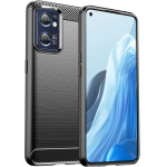 Hurtel Carbon Case for Realme Narzo 50 5G flexible silicone carbon cover black