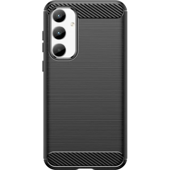 Hurtel Carbon Case for Samsung Galaxy A35 - black - (Carbon Case Samsung Galaxy A35 Black)