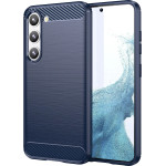 Hurtel Carbon Case for Samsung Galaxy S23+ flexible silicone carbon cover blue - (Carbon Case Samsung S23 Plus Blue)