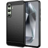 Hurtel Carbon Case for Samsung Galaxy S24 FE - Black - (Carbon Case Samsung Galaxy S24 FE Black)