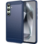 Hurtel Carbon Case for Samsung Galaxy S24 FE - Blue - (Carbon Case Samsung Galaxy S24 FE Blue)