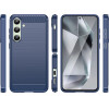 Hurtel Carbon Case for Samsung Galaxy S24 FE - Blue - (Carbon Case Samsung Galaxy S24 FE Blue)