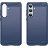 Hurtel Carbon Case for Samsung Galaxy S24 FE - Blue - (Carbon Case Samsung Galaxy S24 FE Blue)