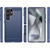 Hurtel Carbon Case for Samsung Galaxy S25 Ultra - Blue - (Carbon Case Samsung Galaxy S25 Ultra Blue)