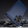 Hurtel Carbon Case for Samsung Galaxy S25 Ultra - Blue - (Carbon Case Samsung Galaxy S25 Ultra Blue)