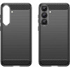 Hurtel Carbon Case for Samsung Galaxy S25+ - Black - (Carbon Case Samsung Galaxy S25+ Black)
