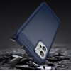 Hurtel Carbon Case for Xiaomi Poco F4 5G flexible silicone carbon cover blue - (Carbon Case Xiaomi Poco F4 5G Blue)