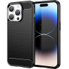 Hurtel Carbon Case iPhone 14 Pro flexible gel back cover black - (CARBON CASE IPHONE 14 PRO BLACK)