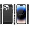 Hurtel Carbon Case iPhone 14 Pro Max flexible gel back cover black - (CARBON CASE IPHONE 14 PRO MAX BLACK)