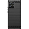 Hurtel Carbon Case silicone case for Motorola Edge 40 Pro - black - (Carbon Case Motorola Edge 40 Pro Black)