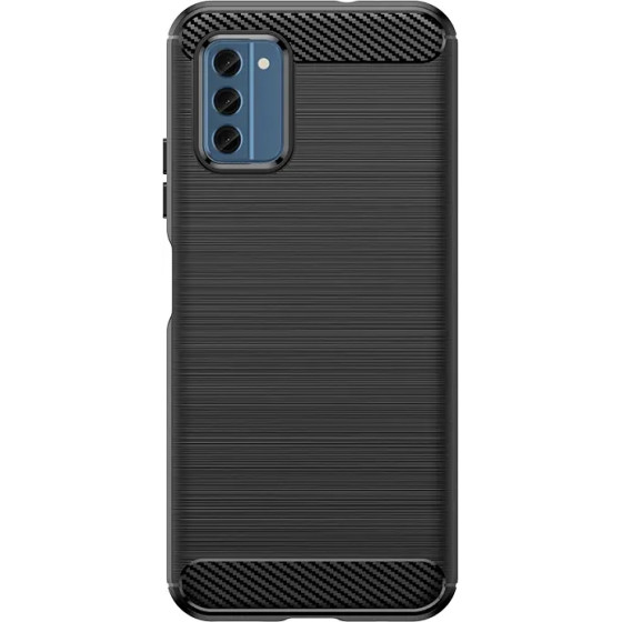 Hurtel Carbon Case silicone case for Nokia C300 - black - (Carbon Case Nokia C300 Black)