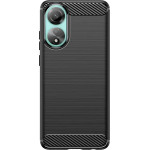 Hurtel Carbon Case silicone case for Oppo A78 4G - black - (Carbon Case OPPO A78 4G Black)