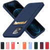 Hurtel Card Case Silicone Cover Wallet with Card Slot Documents for Xiaomi Redmi Note 11 Pro+ 5G / 11 Pro (China) Navy Blue - (Card Case Xiaomi Redmi Note 11 PRO/11 PRO 5G GLOBAL Deep Navy)