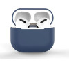 Hurtel Case for AirPods 2 / AirPods 1 silicone soft cover for headphones blue (case C) - (AirPods 1/2 Case C Blue)
