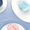 Hurtel Case for AirPods 2 / AirPods 1 silicone soft cover for headphones blue (case C) - (AirPods 1/2 Case C Blue)