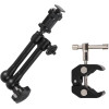 Hurtel Clamp holder for camera, camera, microphone - (Photographic crab clamps for action cameras)