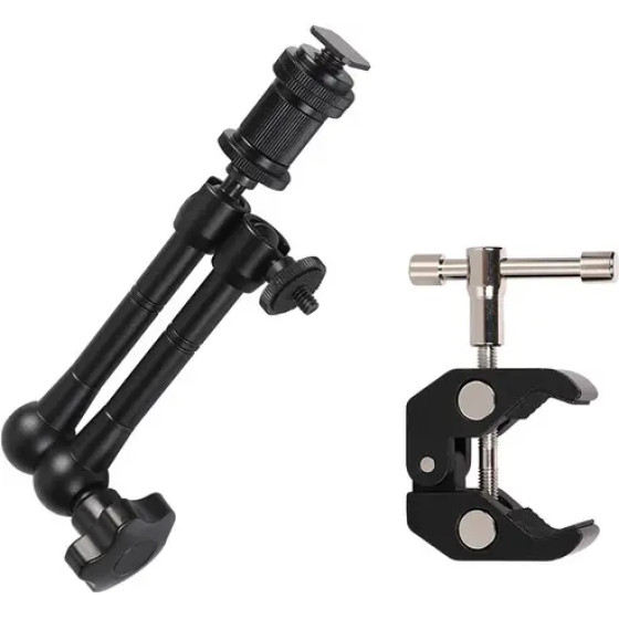 Hurtel Clamp holder for camera, camera, microphone - (Photographic crab clamps for action cameras)
