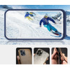 Hurtel Clear 3in1 case for iPhone 13 mini gel cover with frame blue - (Clear 3in1 iPhone 13 Mini BLUE)
