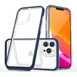Hurtel Clear 3in1 case for iPhone 14 Pro silicone cover with frame blue - (Clear 3in1 IPHONE 14 PRO BLUE)