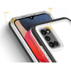 Hurtel Clear 3in1 case for Samsung Galaxy A03s (166) frame gel cover black - (Clear 3in1 Samsung A03S (166) BLACK)