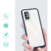 Hurtel Clear 3in1 case for Samsung Galaxy A03s (166) frame gel cover blue - (Clear 3in1 Samsung A03S (166) BLUE)