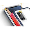 Hurtel Clear 3in1 case for Samsung Galaxy A03s (166) frame gel cover blue - (Clear 3in1 Samsung A03S (166) BLUE)