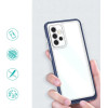Hurtel Clear 3in1 Case for Samsung Galaxy A13 5G Frame Gel Cover Blue - (Clear 3in1 Samsung A13 5G BLUE)