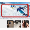 Hurtel Clear 3in1 Case for Samsung Galaxy A72 4G Frame Gel Cover Red - (Clear 3in1 Samsung A72 4G RED)