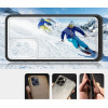 Hurtel Clear 3in1 Case for Samsung Galaxy A73 Frame Cover Gel Black - (Clear 3in1 Samsung A73 BLACK)