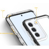 Hurtel Clear 3in1 Case for Samsung Galaxy S21 + 5G (S21 Plus 5G) Frame Gel Cover Black - (Clear 3in1 Samsung S21 PLUS BLACK)