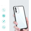 Hurtel Clear 3in1 Case for Samsung Galaxy S22 + (S22 Plus) Frame Gel Cover Black - (Clear 3in1 Samsung S22 PLUS BLACK)