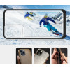 Hurtel Clear 3in1 Case for Samsung Galaxy S22 + (S22 Plus) Frame Gel Cover Black - (Clear 3in1 Samsung S22 PLUS BLACK)