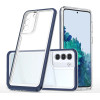 Hurtel Clear 3in1 Case for Samsung Galaxy S22 + (S22 Plus) Frame Gel Cover Blue - (Clear 3in1 Samsung S22 PLUS BLUE)
