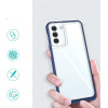 Hurtel Clear 3in1 case for Samsung Galaxy S23 silicone cover with frame blue - (Clear 3in1 Samsung S23 BLUE)