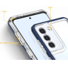 Hurtel Clear 3in1 case for Samsung Galaxy S23 silicone cover with frame blue - (Clear 3in1 Samsung S23 BLUE)