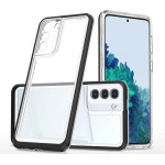 Hurtel Clear 3in1 case for Samsung Galaxy S23+ silicone cover with frame black - (Clear 3in1 Samsung S23 Plus BLACK)