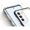 Hurtel Clear 3in1 case for Samsung Galaxy S23+ silicone cover with frame black - (Clear 3in1 Samsung S23 Plus BLACK)