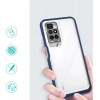 Hurtel Clear 3in1 Case for Xiaomi Redmi 10 Frame Gel Cover Blue - (Clear 3in1 Xiaomi Redmi 10 BLUE)