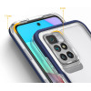 Hurtel Clear 3in1 Case for Xiaomi Redmi 10 Frame Gel Cover Blue - (Clear 3in1 Xiaomi Redmi 10 BLUE)